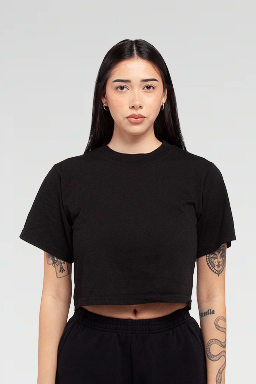 Womens Garment Dye Crop Top